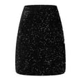 thumbnail image 4 of Sngxgn Women's Long Summer Fall Skirt Elegant High Waist Party Flared A-Line Midi Skirts(Black,L), 4 of 7