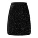 thumbnail image 2 of Gibobby faldas para mujer elegante para mujer Falda corta envuelta en cintura alta y cadera(Negro, L), 2 of 5