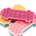thumbnail image 3 of 2 piezas de caja de hielo de panal de 26 rejillas-26 rejilla amarilla con tapa Ormromra CPB-US-WZY86-2, 3 of 5