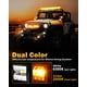 thumbnail image 4 of Luces LED cúbicas Auxbeam de 3 pulgadas y 72 W, doble color ámbar y blanco, 4 of 5