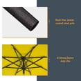thumbnail image 4 of CHYVARY Outdoor LED 9Ft Patio Table Umbrellas with Solar Lights and Tile Button for Garden, Deck and Poolside,Yellow, 4 of 8