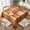 Fall Autumn Orange Checkered, variant on Fall Square Tablecloth 52x52 Inch Autumn Checkered Plaid Table Cloth Square Farmhouse Fall Table Cover Holiday Tablecloth for Home Kitchen Dinning Parties Picnic Tabletop Decor