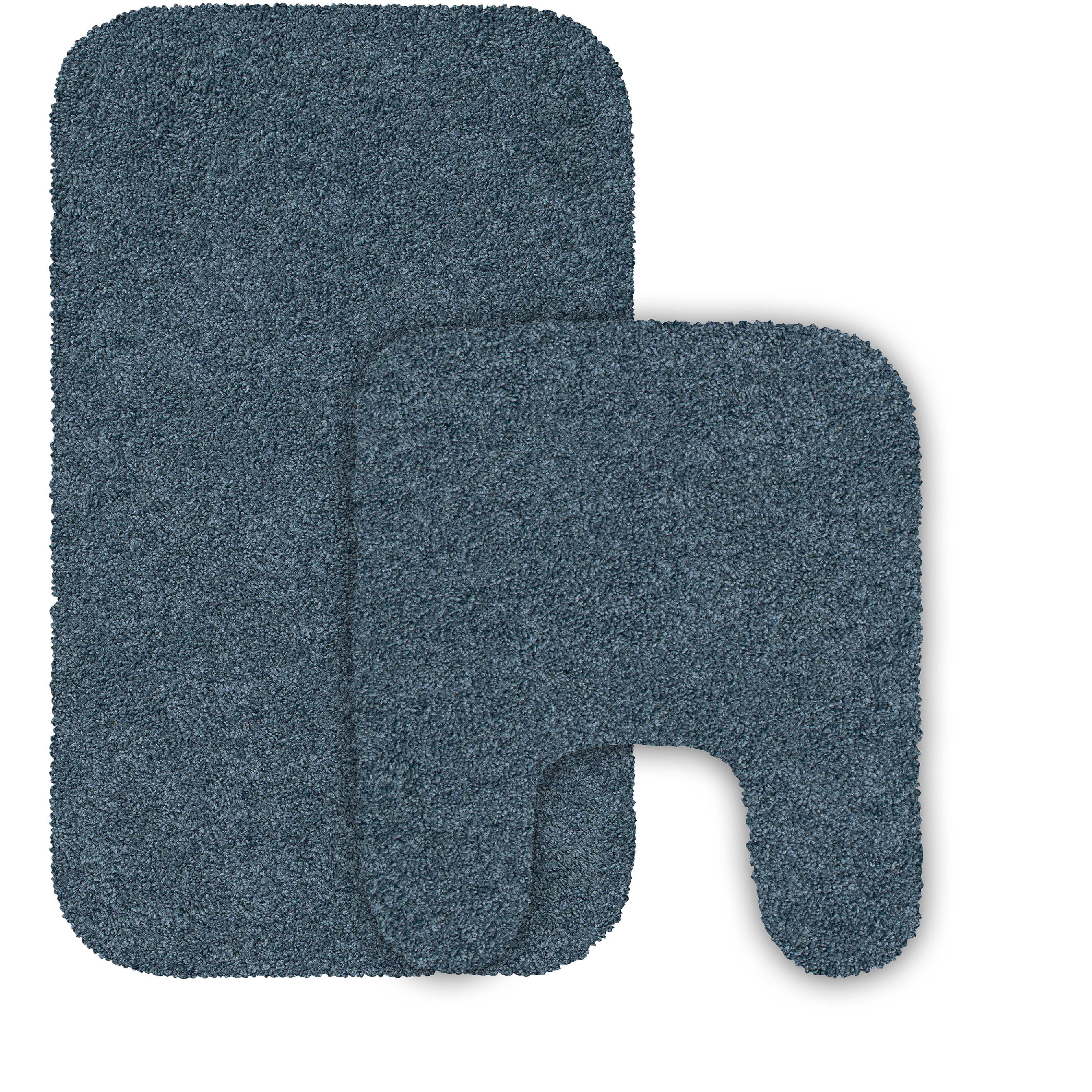 2pk. Mainstays Basic Bath Rug Set, 19.5" x 22" Contour & 19.5" x 32
