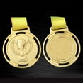 thumbnail image 4 of JShteea Medalla Antorcha Souvenir Premio Competencia Deportiva Aleación Zinc Con Correa (Oro), 4 of 8