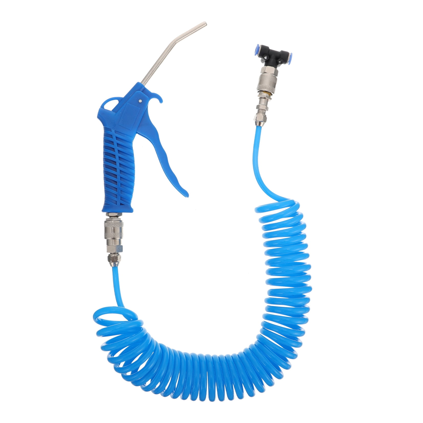NUOLUX Building Cleaning Blower Air Duster Blue Coiled Hose 1 Set