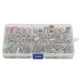 thumbnail image 1 of Tuercas remachables de acero de 128 piezas con revestimiento de zinc en caja, rosca vertical combinada M3/4/5/6/8/10/12, 1 of 12