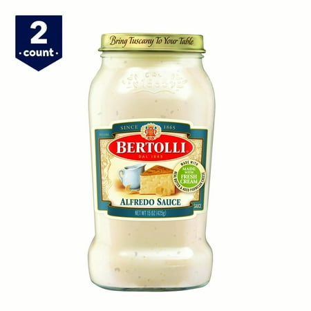 (2 pack) Bertolli Alfredo Sauce 15 oz (Best Refrigerated Alfredo Sauce)