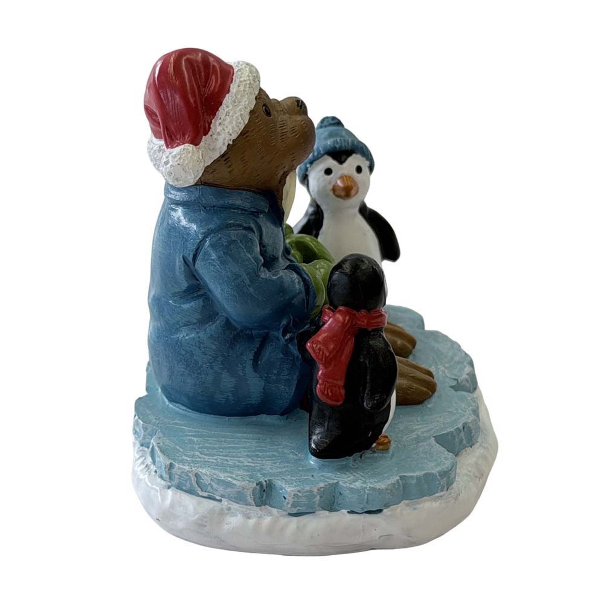 Waddle and Tusk Christmas Village Decorative Figurine, Multicolor, 3", by Holiday Time
