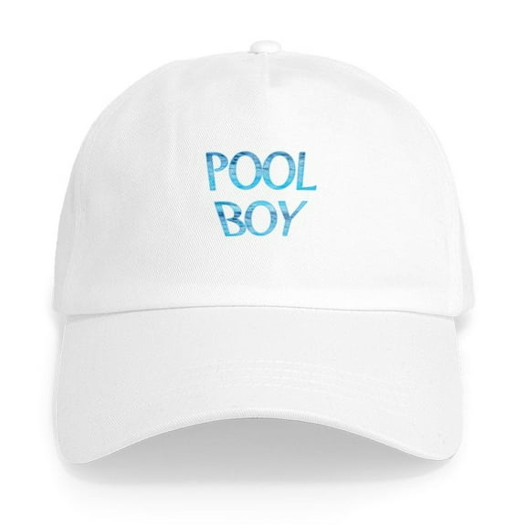 CafePress - Pool Boy Cap - Adjustable 100% Brushed Unisex Casual Cotton Baseball Cap, Beige, 1