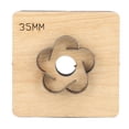 thumbnail image 3 of BIMZUC Leather Cutting Die – Hydrangea Flower Shape Punching Tool for DIY Leather Crafts, 35mm Template, Premium Steel & Wood, 3 of 8