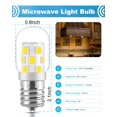 thumbnail image 2 of Bombillas LED Serbion para microondas, 3 W, 400 lm, 2700 K, E17, paquete de 2, 2 of 8