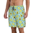 thumbnail image 2 of Naloa Avocado and Hearts Men's Beach Shorts, Surfing shorts, Swim trunks, Quick Dry Swim Trunks for Surfing Beach Fun - XX-Large, 2 of 9
