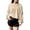 Beige, variant on Halloween Women's Hoodless Sweatshirt Witch Design Long Sleeve Pullover For Season And Everyday Wear Cute Shirt