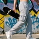thumbnail image 5 of Ceisia Men's All-Season Fashion Casual Pants Gift - Solid Color Elastic Waist Full-Length Pants with Functional Pockets, 5 of 9
