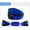 Blue, variant on Weight Lifting Belt Suitable for Squats, Lunges, Deadlifts - Auto-Locking Powerlifting Belt with Tape Closure, Lumbar Support for Men & Women, Gym Belt for Cross Training, Powerlifting, Thrusters