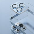 thumbnail image 6 of Decase for iPhone 14 Pro Max Case Compatible with Camera Lens Protector and Safety Lock Metal Aluminum Alloy Bumper Matte Frosted Translucent Back Wireless Charging Cover, Blue, 6 of 9