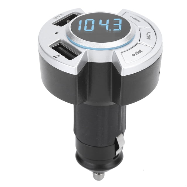 Reproductor MP3 Bluetooth para vehículo Transmisor FM multifunción Disco U Carga USB