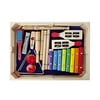 Melissa & Doug Deluxe Band Set With Wooden Musical Instruments and Storage Case
