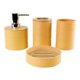 thumbnail image 3 of Conjunto de accesorios de baño 4x, bandeja de jabón, botella decorativa de loción de soporte para cepillo de dientes multipropósito para baño, hogar, amarillo, 3 of 9