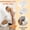 Beige, variant on Disposable Cat Litter Box Big Maizai Toilet White Printed - Disposability Lightweight Portable No Cleaning Required Easy To Dispose Hygienic White Printed Pattern - For Cat Owners