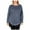 Blue - navy, variant on I.N.C Womens Waffle Side Zip Pullover Sweater, Beige, Plus Size, 1X