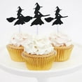 thumbnail image 5 of Halloween Cake Inserts Bat Witch Hat Decoration for Festival Parties Party Cake Supplies (6pcs) 6PCS, 5 of 7