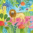 thumbnail image 2 of Zaman, Farida 26x26 Black Ornate Wood Framed with Double Matting Museum Art Print Titled - The Big Jungle II, 2 of 4