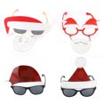 thumbnail image 3 of Gafas de fiesta de Navidad, 4 piezas de Papá Noel, lindas gafas de Navidad, gafas de Navidad para niños, calidad superior, 3 of 9