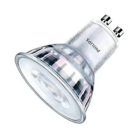 Lighting 468140 GU10 LED Lamp 4.5 Watt GU10 Base 400 Lumens 80 CRI 3000K White, LED bulbs last up to 5 times longer than fluorescent bulbs and far longer than typical.., By