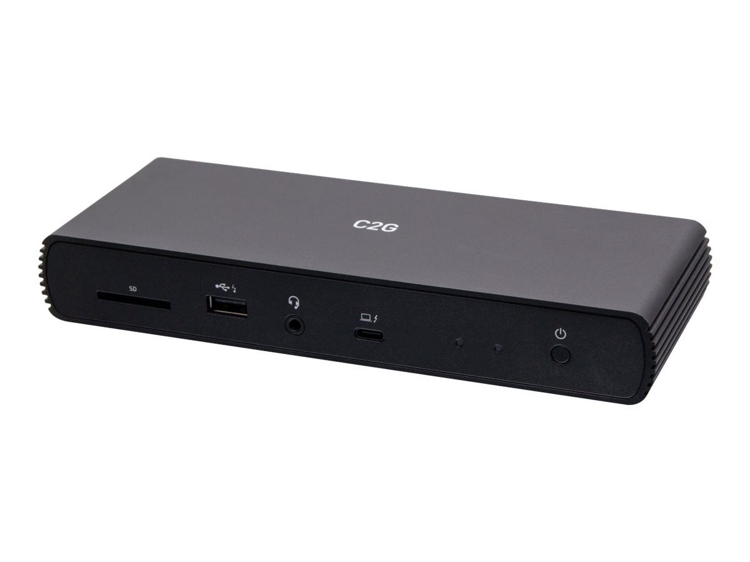 C2G Thunderbolt 4 USB C Dual Display Docking Station Ethernet 90W PD C2G54537