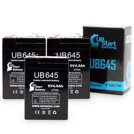 3x Pack - Compatible POWER PATROL SLA0959 Battery - Replacement UB6120 Universal Sealed Lead Acid Battery 6v 12ah 12000mah F1 Terminal Agm Sla Includes 6