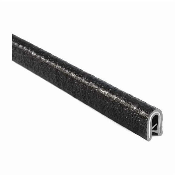Trim-Lok Edge Trim, 25 ft L,Black, PVC, 9/32 in W 1620SB3-341-25