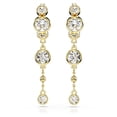 thumbnail image 2 of Pendientes Swarovski Imber Drop con forma de miniaro con cristales en tono dorado, 2 of 4