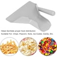 thumbnail image 2 of Popcorn Scooper, French Fry Scooper with Right Handle for Commercial & Homemake Food Shovel, Plastic Chips Scoop for French Fry or Popcorn Kitchen Utensils, 2 of 7