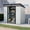 White+Black, variant on IIMagacFun 6x5 Metal Outdoor Storage Shed with Floor Base and Window & Transparent plate for Garden Backyard Patio Lawn White