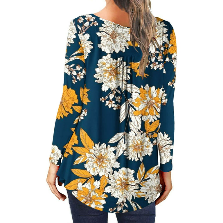 CYMMPU Plus Size Tops Fashion Spring Clothes for Women 2023 Floral