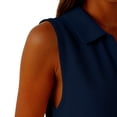 thumbnail image 6 of Enjoytime Summer Outfits for Women Solid Color V-Neck Sleeveless Two Piece Set Casual Travel Beach Vacation Sets, 6 of 8