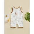thumbnail image 6 of Suealasg Newborn Baby Boys Jumpsuit Short Sleeve Crew Neck Animal Print Romper Shorts 3M 6M 9M 12M 18M Infant Boys Summer One Piece Clothes, 6 of 9