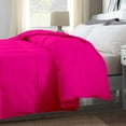 thumbnail image 3 of All-Season Super Soft and Luxury Comforter Alaskan King 120 by 120 inch Hot Pink Solid| 400 GSM Microfiber | 1 Piece Quilted Box Comforter Set, 3 of 9