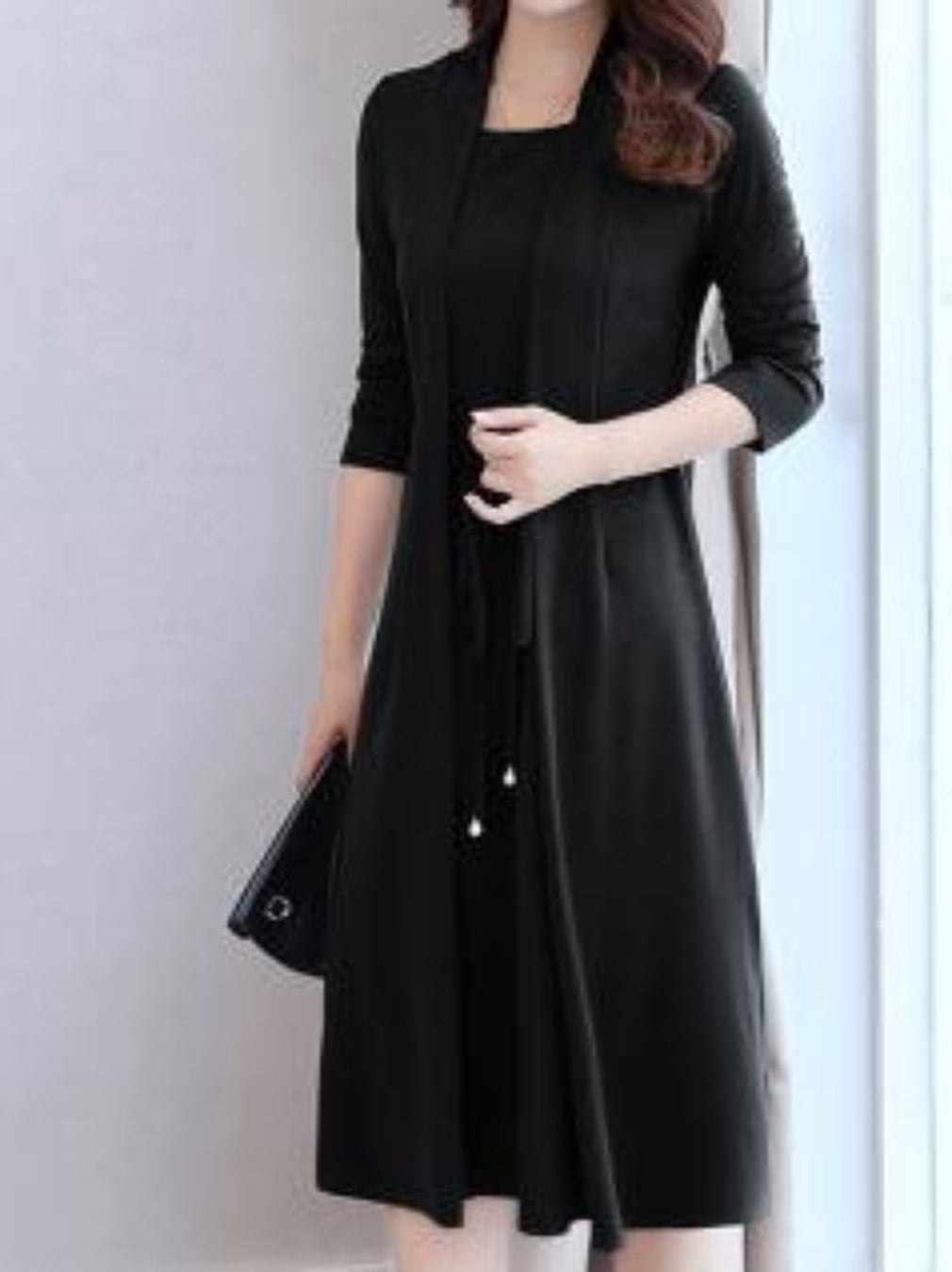 Winter Sweater Dress Fake 