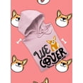 thumbnail image 3 of We Cover That Corgi Dog Hoodie Women -Image by Shutterstock, Female 5X-Large, 3 of 4