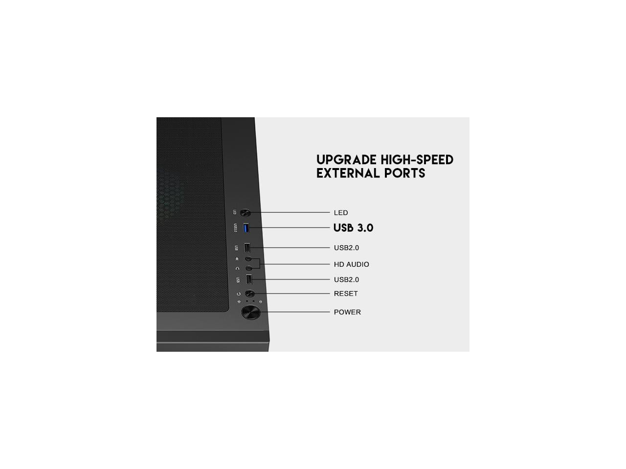 DIYPC ARGB-G5-BK Black USB3.0 Tempered Glass Micro ATX Gaming Computer Case w/ 4 x ARGB Fans (Pre-Installed), Support 360mm AIO