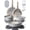 Gradient Grey, variant on 20-Piece Titanium Nonstick Cookware Set with Detachable Handles
