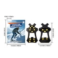 thumbnail image 2 of RKSTN Snow Mountaineering Non-Slip Rubber, Easy To Wear, Firm Grip, Non-Slip Universal Spikes, 2 of 8