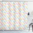 thumbnail image 1 of Ambesonne Indie Shower Curtain, Colorful Classic Glasses, 69"Wx70"L, Multicolor, 1 of 3