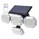 thumbnail image 1 of La pared solar teledirigida de la lámpara solar interior impermeable IP65 enciende 306LED 4Heads, 1 of 9