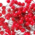 thumbnail image 4 of Bayas artificiales, cerezas rojas, doradas y plateadas, mini bayas falsas, perlas, guirnaldas navideñas para el hogar, regalos para fiestas de Año Nuevo, decoraciones, 4 of 5