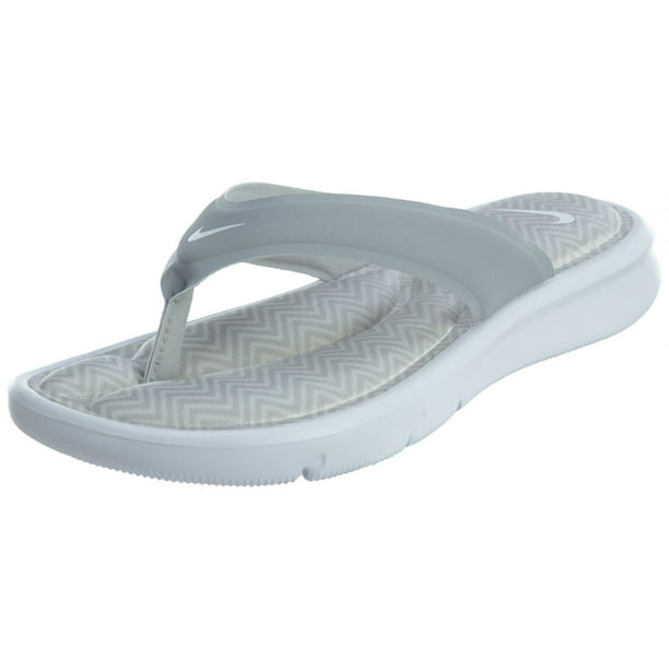 Nike Nike Women's Wolf Grey Ultra Comfort Thong Print Sandal Flip