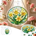 thumbnail image 1 of CaiYueKe Acrylic Puzzle Pendant Sunshade Window Hanging Plate Decorative Home Decor Stained Glass Style Window Art for Privacy Sun Protection Indoor Outdoor Window Decor Modern Hanging Ornament, 1 of 9