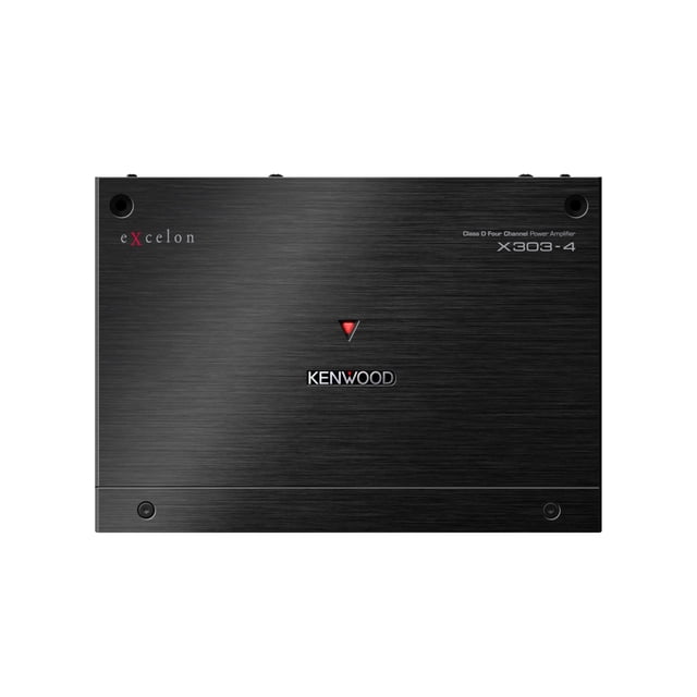 Amplificador para auto Kenwood X303-4 de 4 canales y 600 W Clase D